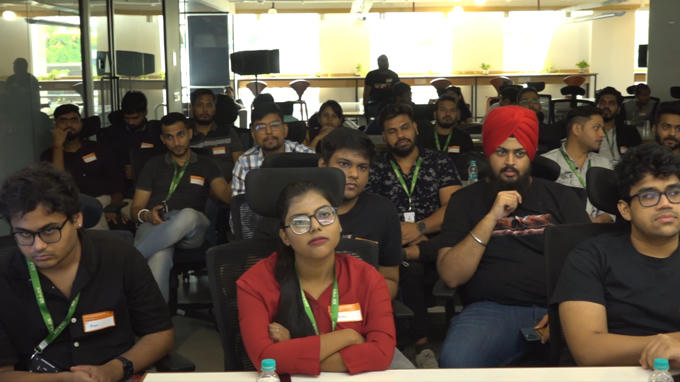 Expedia colleagues at the meetup