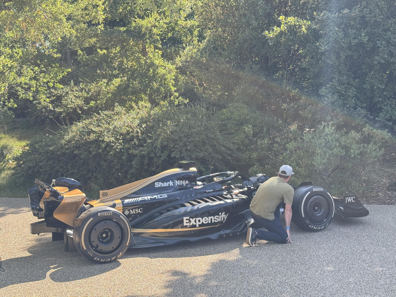 F1 car from the upcoming movie